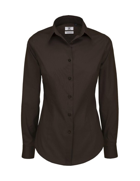 Black Tie LSLwomen Poplin Shirt3