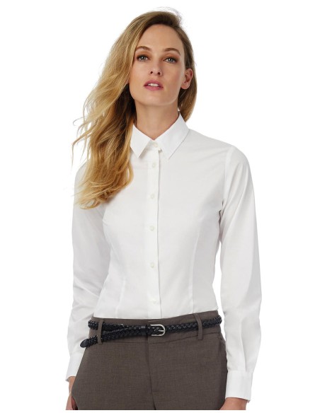 Black Tie LSLwomen Poplin Shirt4