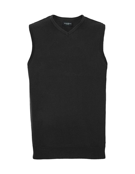 Adults V-Neck Sleeveless Knitted Pullover1