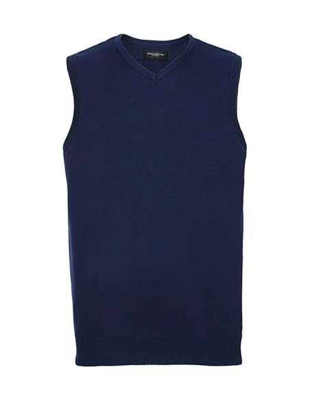 Adults V-Neck Sleeveless Knitted Pullover3