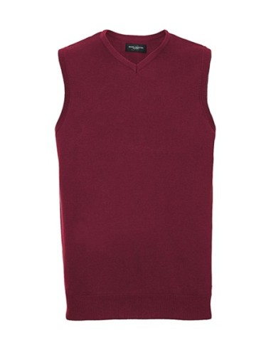 Adults V-Neck Sleeveless Knitted Pullover4