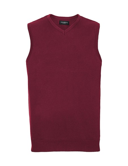 Adults V-Neck Sleeveless Knitted Pullover4