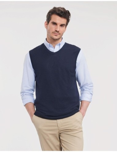 Adults V-Neck Sleeveless Knitted Pullover5