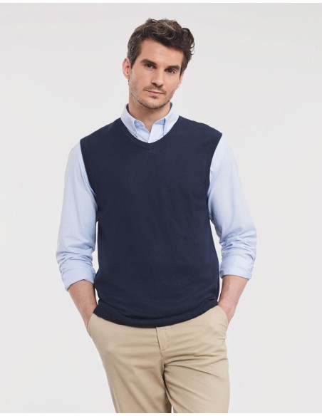 Adults V-Neck Sleeveless Knitted Pullover5
