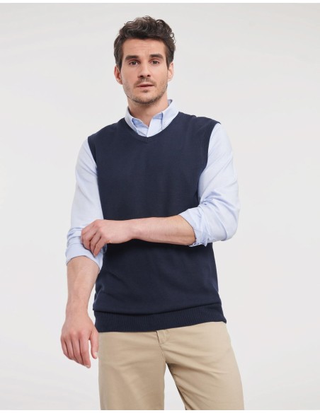 Adults V-Neck Sleeveless Knitted Pullover6