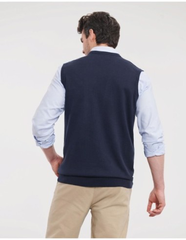 Adults V-Neck Sleeveless Knitted Pullover8