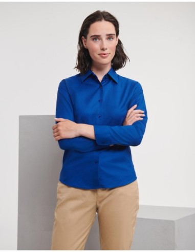 Ladies Classic Oxford Shirt LS9