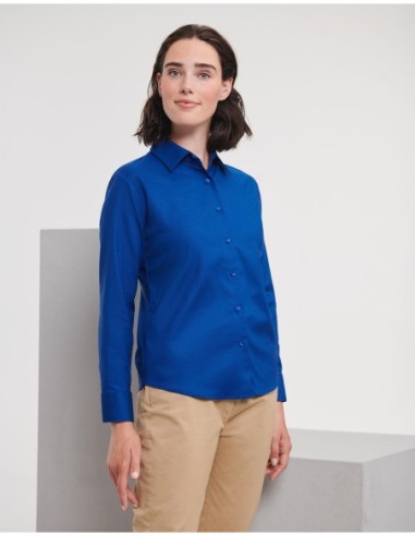 Ladies Classic Oxford Shirt LS10