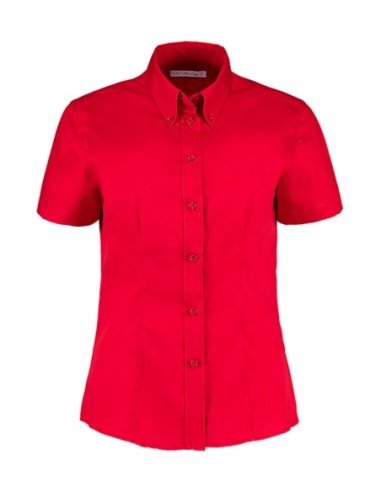 Womens Tailored Fit Premium Oxford Shirt SSL6