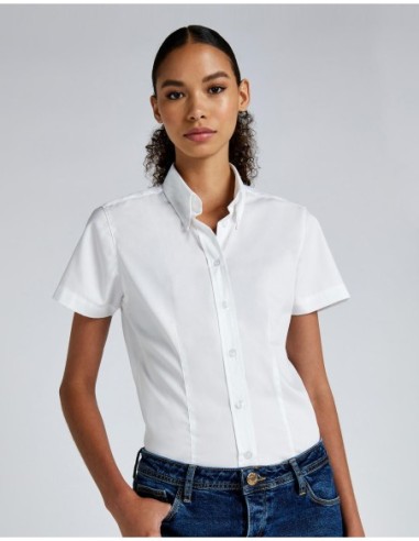 Womens Tailored Fit Premium Oxford Shirt SSL9