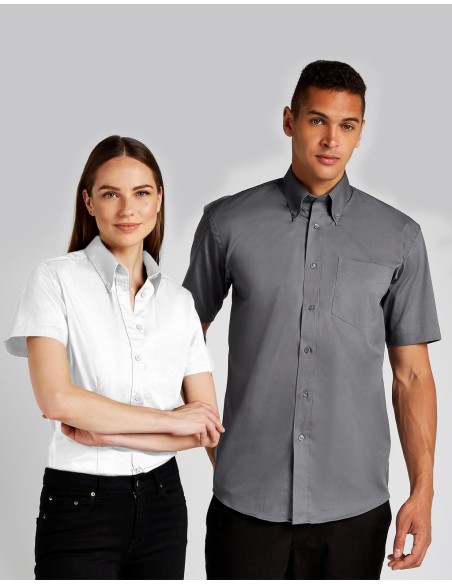 Womens Tailored Fit Premium Oxford Shirt SSL10