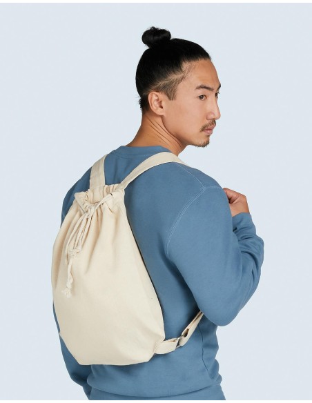 Canvas Backpack Straps and Drawstring3