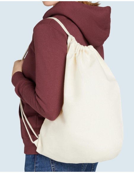Cotton Backpack Single Drawstring2