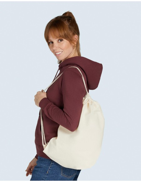 Cotton Backpack Single Drawstring3