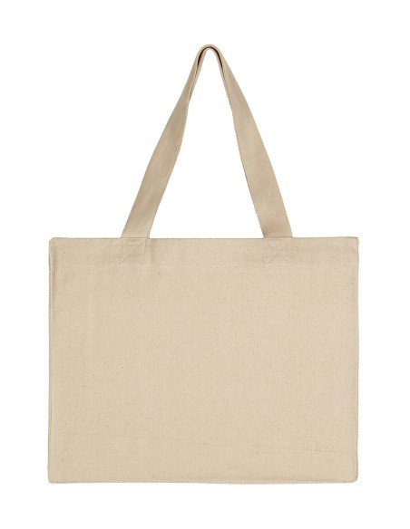 Canvas Wide Shopper with Fold LH0