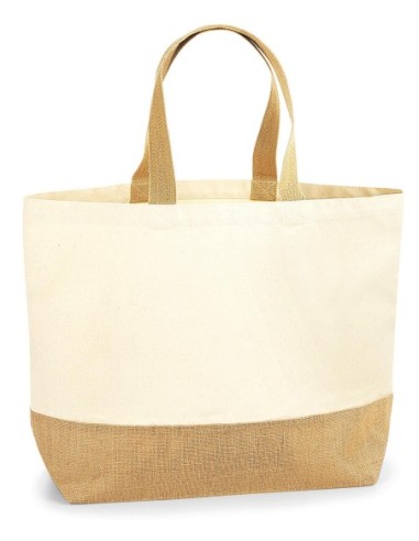 Jute Base Canvas Tote XL3