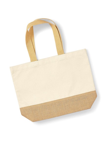 Jute Base Canvas Tote0