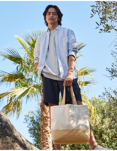 Jute Base Canvas Tote2