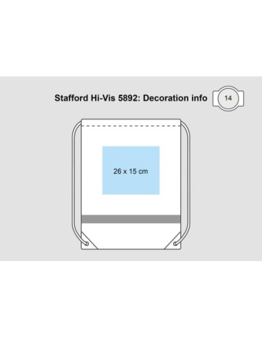 Stafford Hi-vis Drawstring Tote3