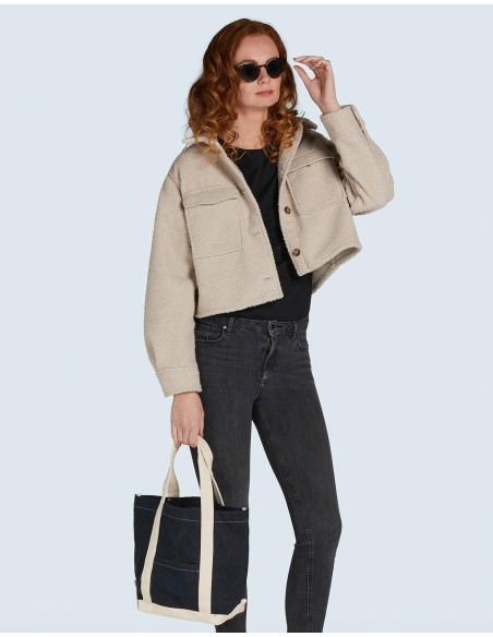 Canvas Denim Shopper3