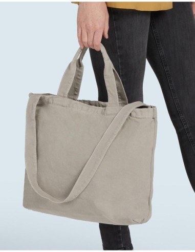 Zipped Canvas Shopper6