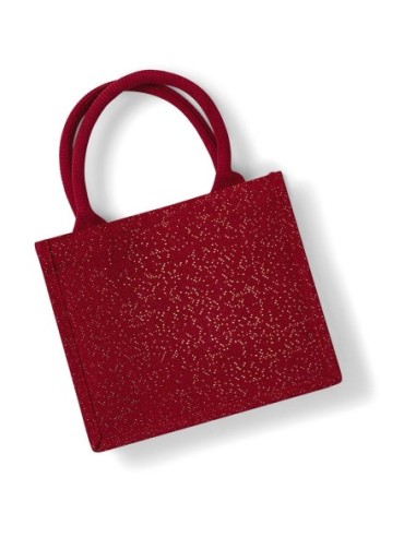 Shimmer Jute Mini Gift Bag1