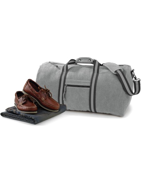 Vintage Canvas Holdall8