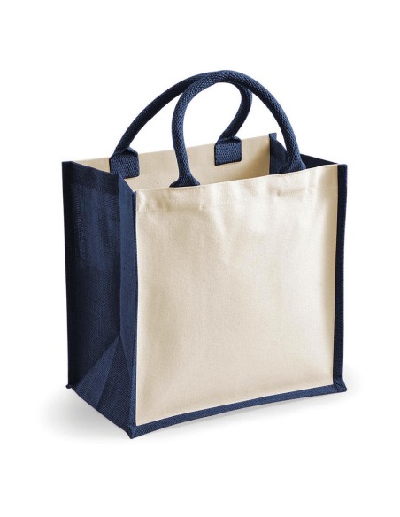 Printers Midi Jute Bag2
