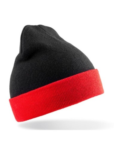 Recycled Black Compass Beanie1
