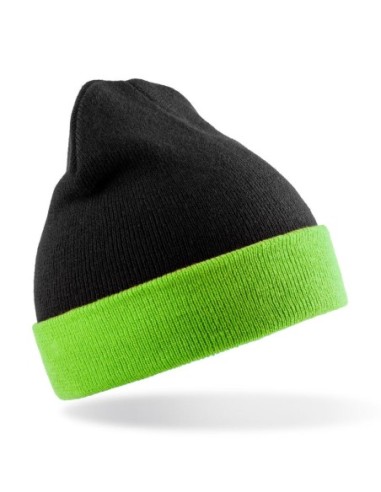 Recycled Black Compass Beanie2