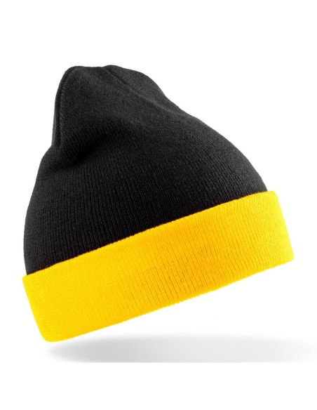 Recycled Black Compass Beanie5