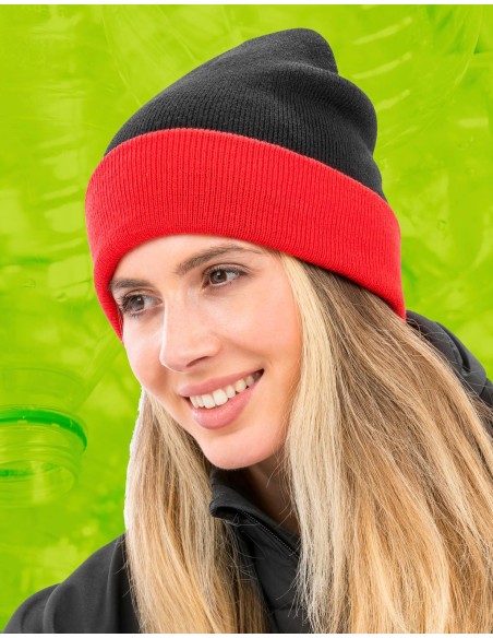Recycled Black Compass Beanie6