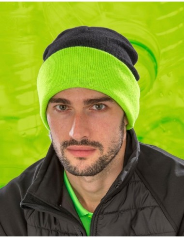 Recycled Black Compass Beanie7