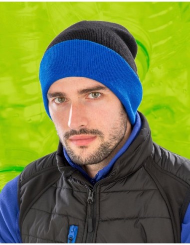 Recycled Black Compass Beanie8