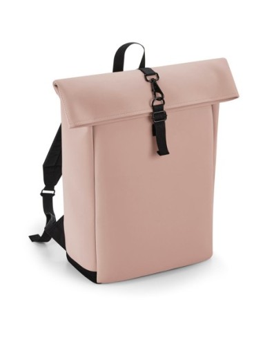 Matte PU Rolltop Backpack2