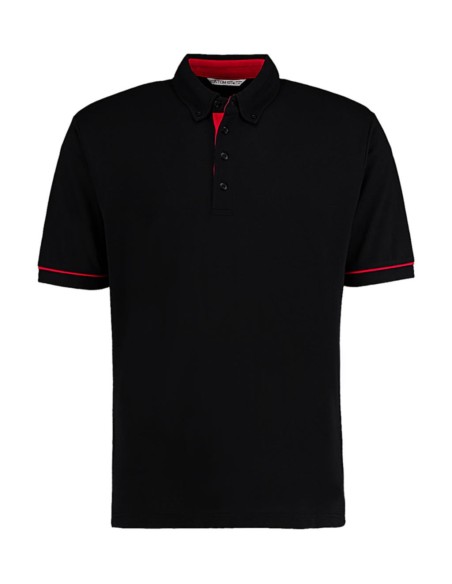 Classic Fit Button Down Contrast Polo Shirt1