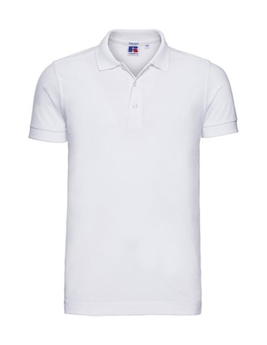 Mens Fitted Stretch Polo0