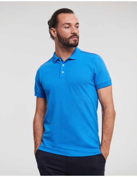 Mens Fitted Stretch Polo12