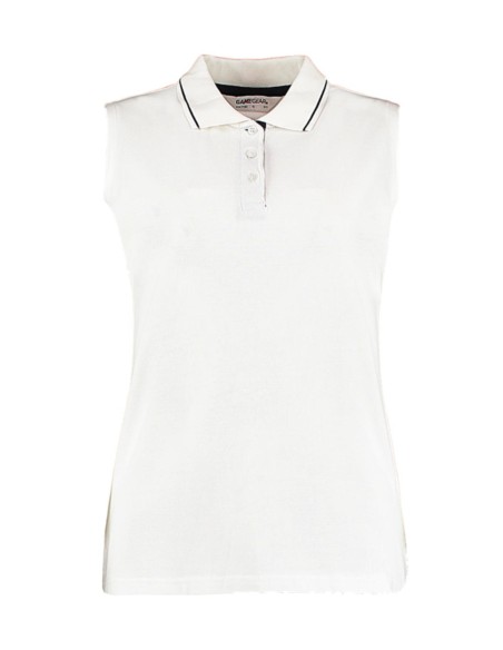 Womens Classic Fit Sleeveless Polo0