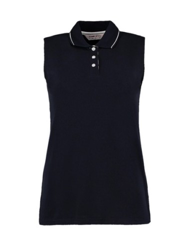 Womens Classic Fit Sleeveless Polo1