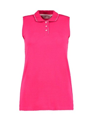 Womens Classic Fit Sleeveless Polo2