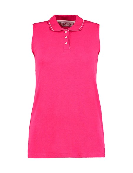 Womens Classic Fit Sleeveless Polo2