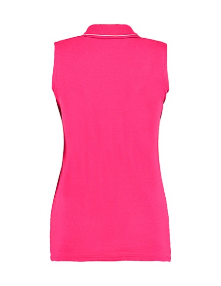 Womens Classic Fit Sleeveless Polo4