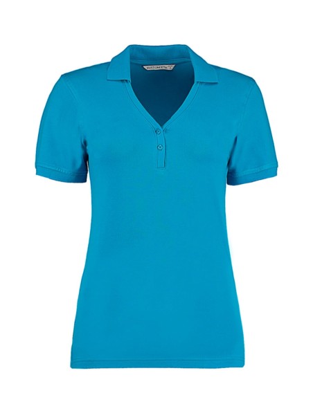 Womens Regular Fit Comfortec® V Neck Polo4