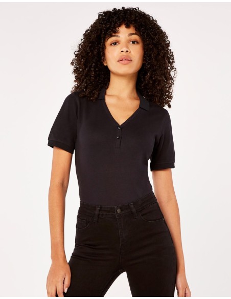 Womens Regular Fit Comfortec® V Neck Polo5