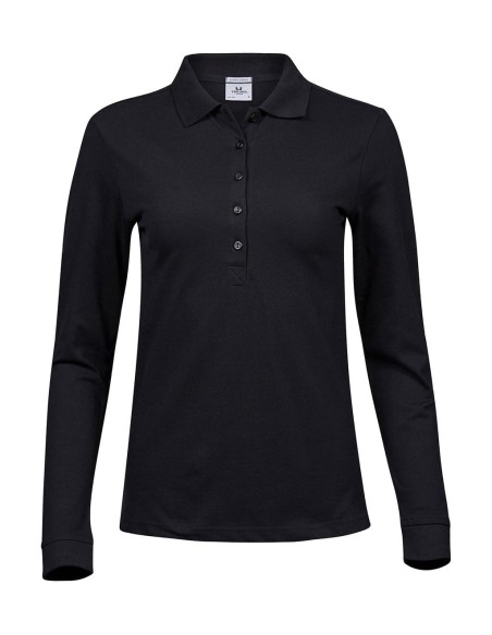 Ladies Luxury LS Stretch Polo1