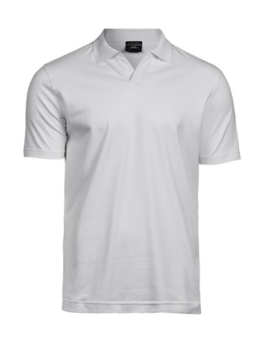 Luxury Stretch V-Neck Polo0
